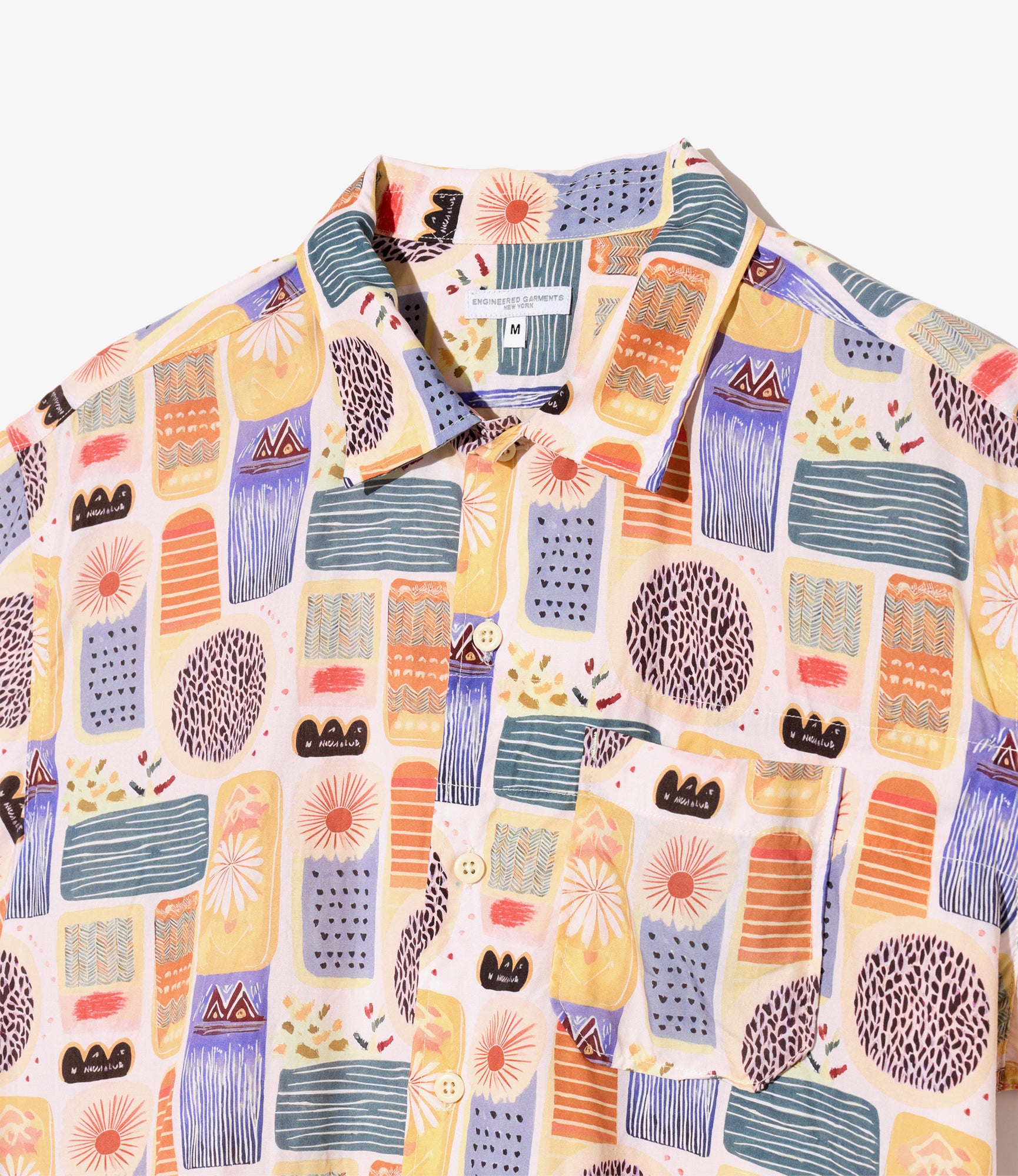 【新品】Engineered Garments 26SS Camp Shirt Engineered Garments Camp Shirt - Multi Color Tencel Jamaican Print