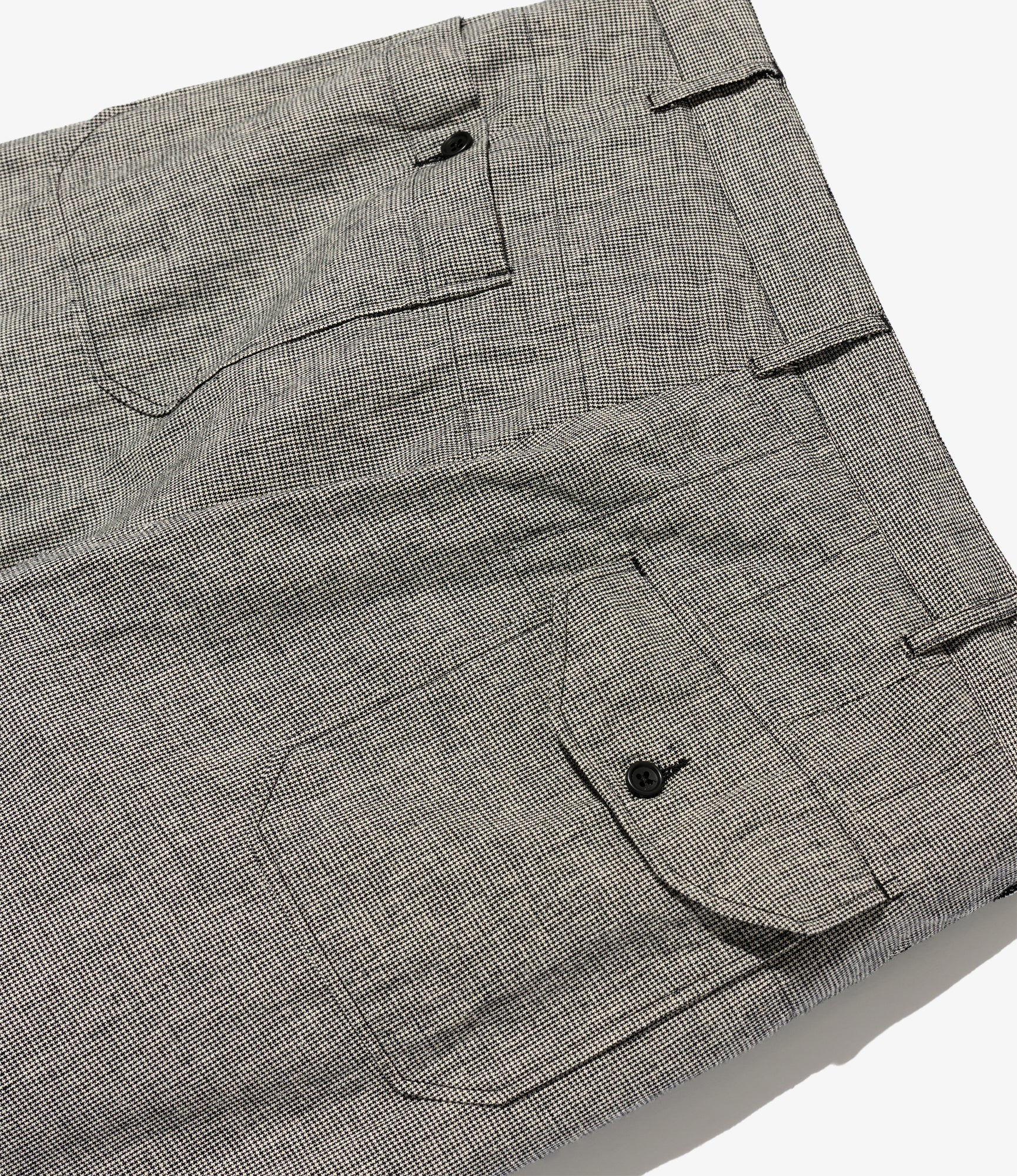 Engineered Garments Carlyle Pant - Black/Grey CL Houndstooth