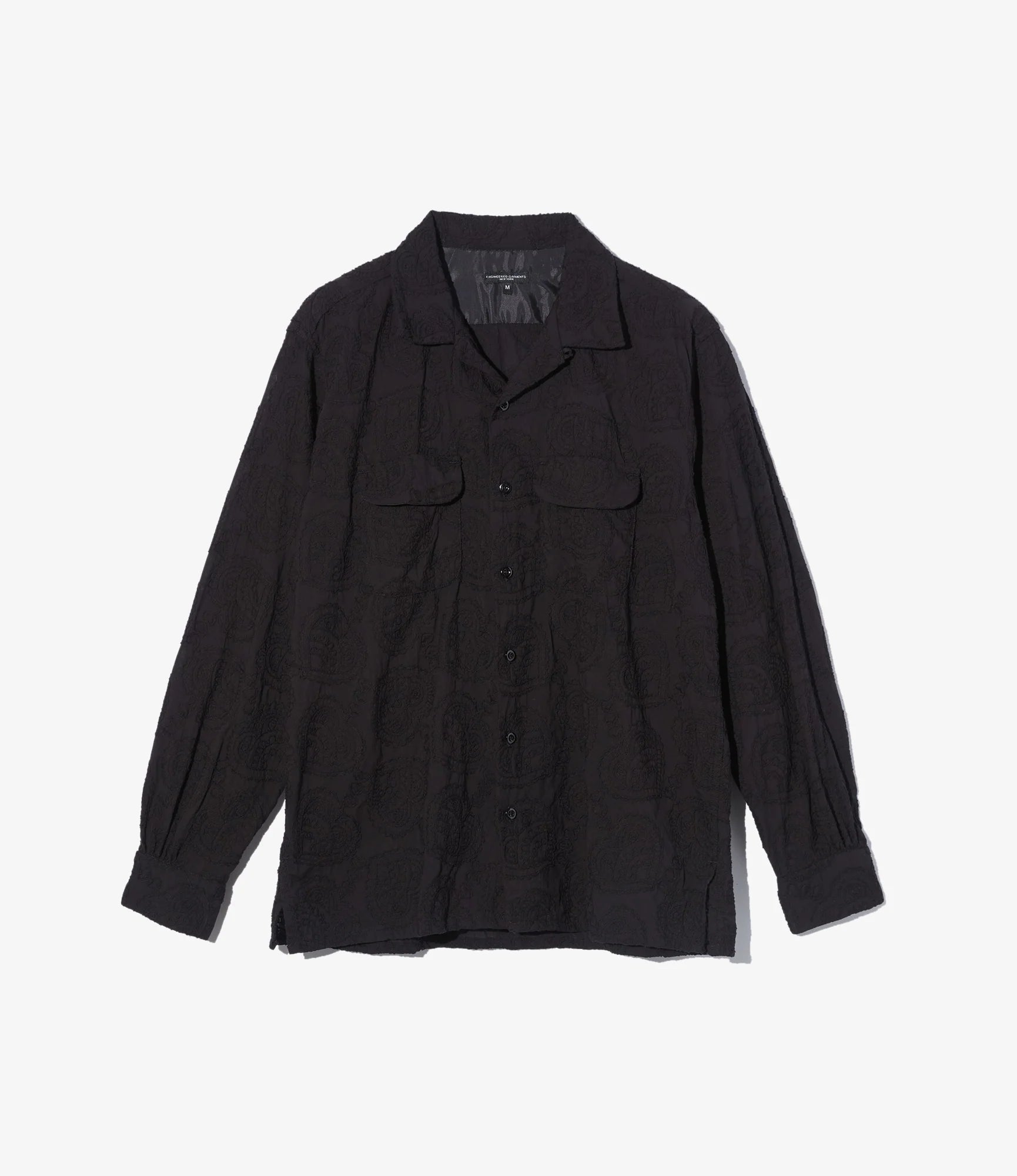 a*n様 ENGINEERED GARMENTS Classic Shirt ブ Engineered Garments Classic Shirt - Black Cotton Paisley