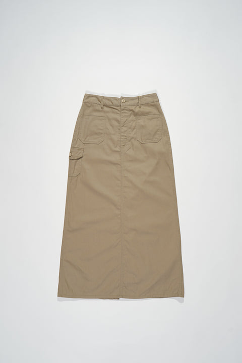 BLANK Lace Up Skirt - Khaki 6.5oz Flat Twill