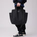 Bags In Progress - Carry All Beach Bag - Black (Khaki Pocket)