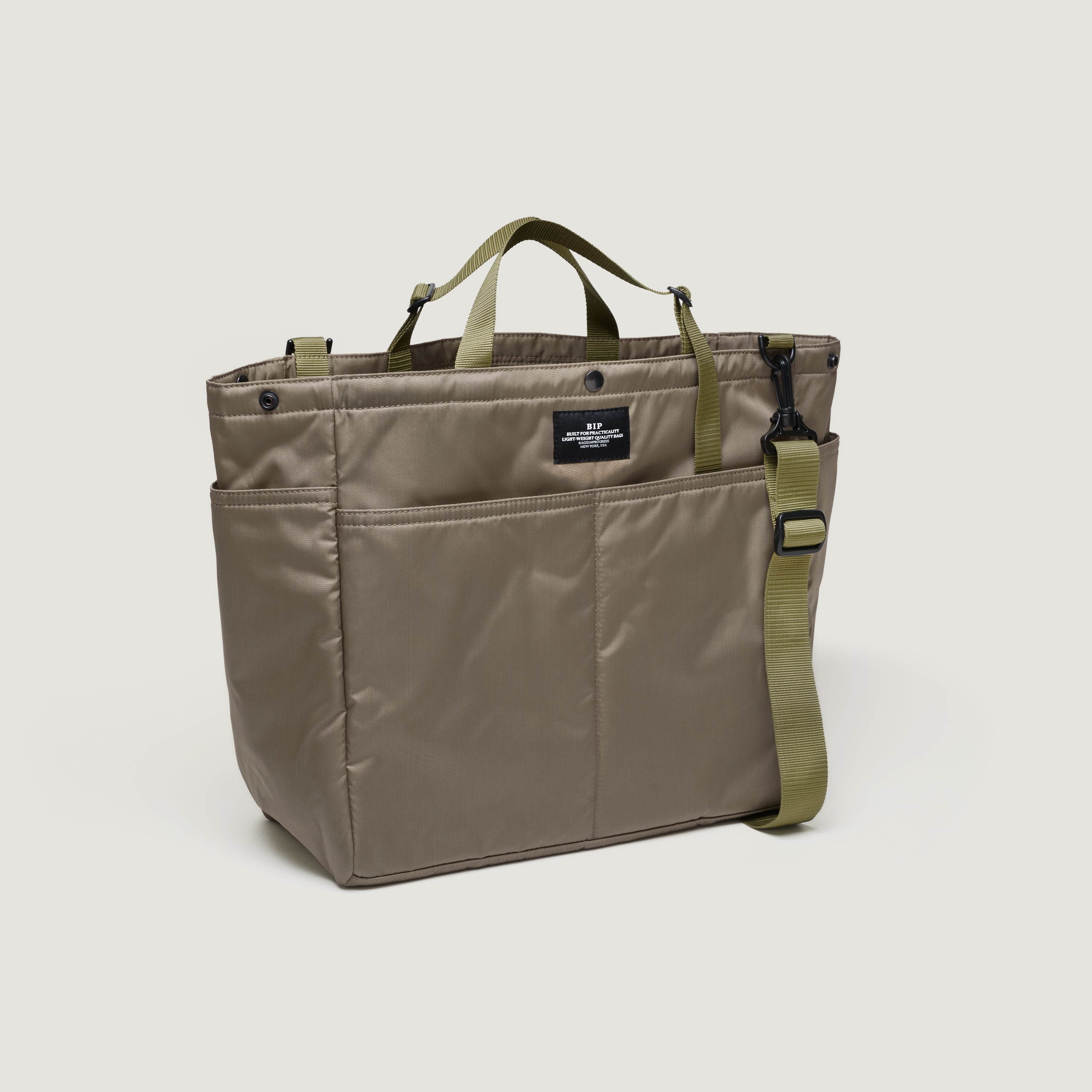 Bags in Progress Carry-All Beach Bag - Dark Beige Puffer – Totem