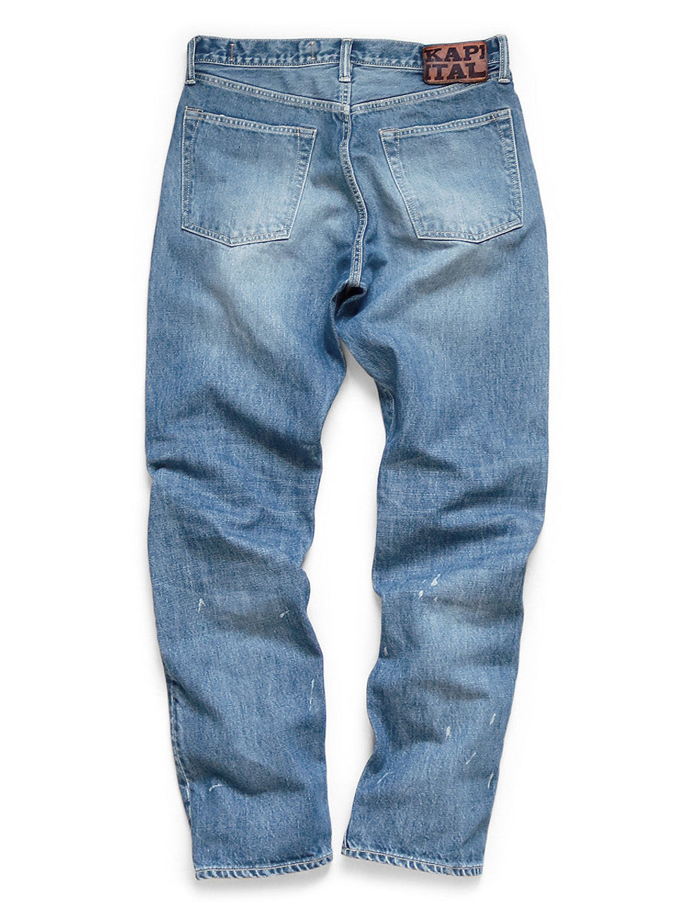 Kapital - 14oz Denim 5P MONKEY CISCO (3YearsFade) - Indigo – Totem
