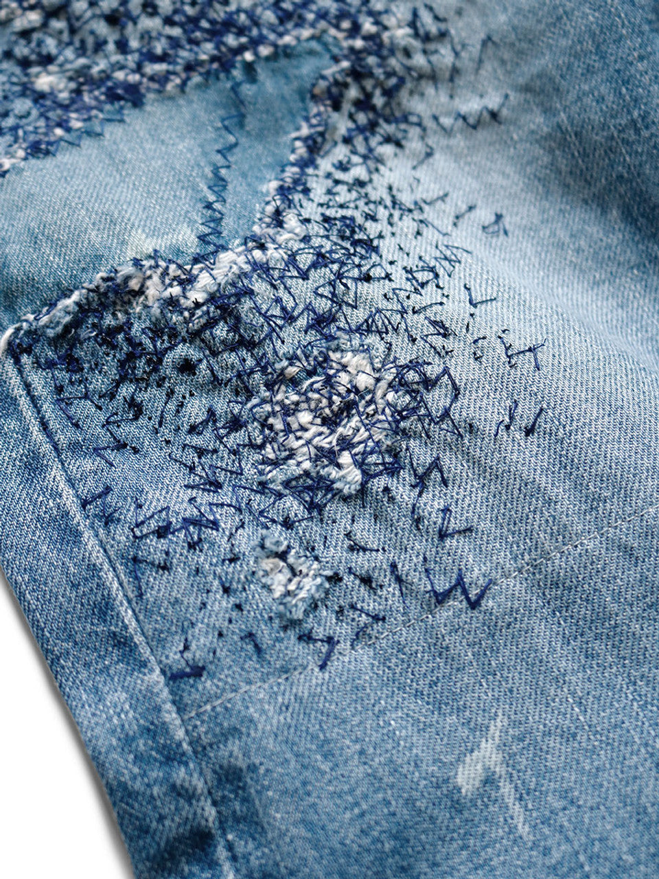 Kapital - 14oz Denim 5P MONKEY CISCO (3YearsFade) - Indigo – Totem