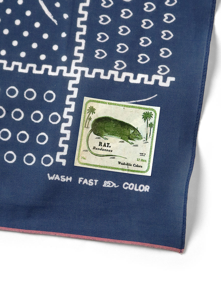 Kapital Fastcolor Selvedge Bandanna (Mirrored Fuji PROFILE