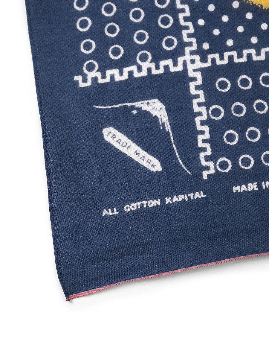 Kapital Fastcolor Selvedge Bandanna (Mirrored Fuji PROFILE