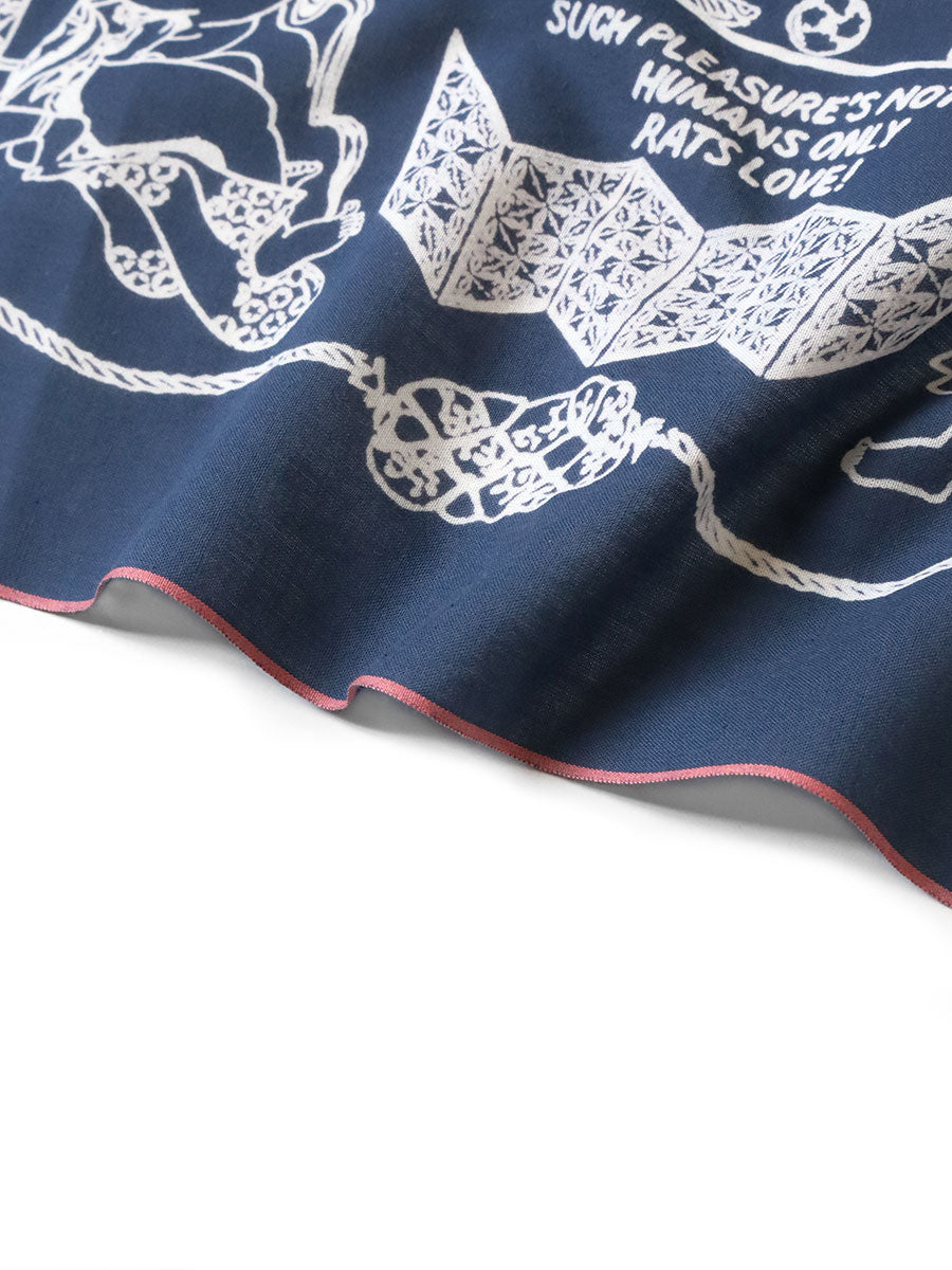 Kapital Fastcolor Selvedge Bandana (YOBAI) - Navy – Totem Brand Co.