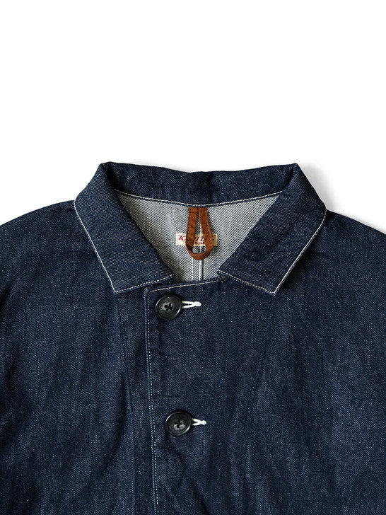 Kapital 11.5oz Denim x 8oz Denim Ringoman Coverall Jacket - Indigo