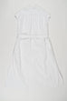 Engineered Garments Banded Collar Dress - White 100's 2Ply Broadcloth