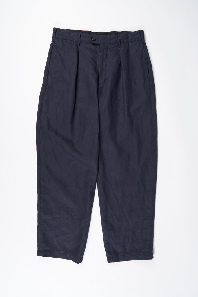 Engineered Garments Carlyle Pant - Navy Linen Twill