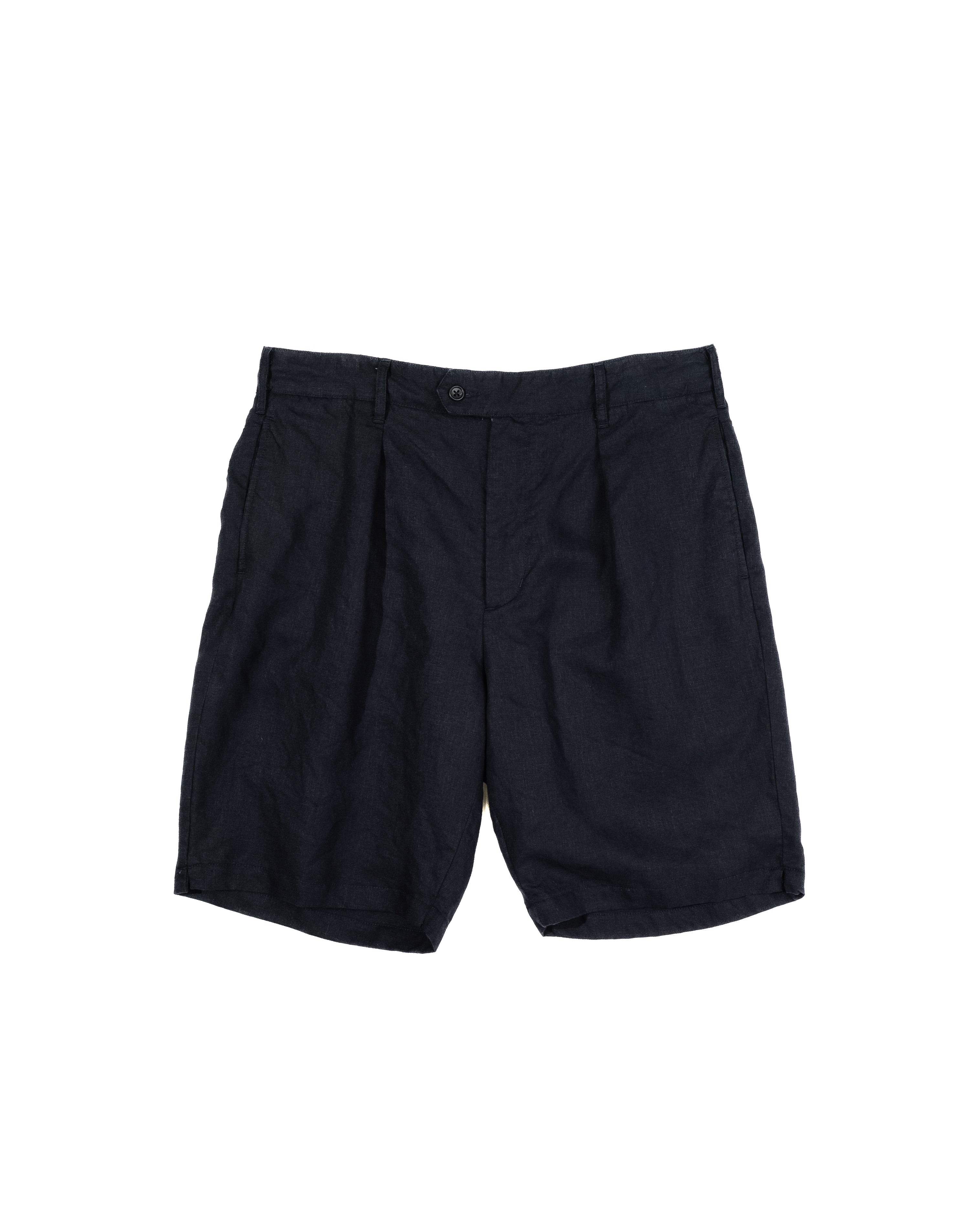 Engineered Garments Sunset Short - Navy Linen Twill – Totem Brand Co.