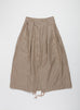 Engineered Garments Tuck Skirt - Beige Linen Glen Plaid