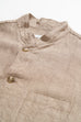 Engineered Garments Dayton Shirt - Beige Linen Glen Plaid