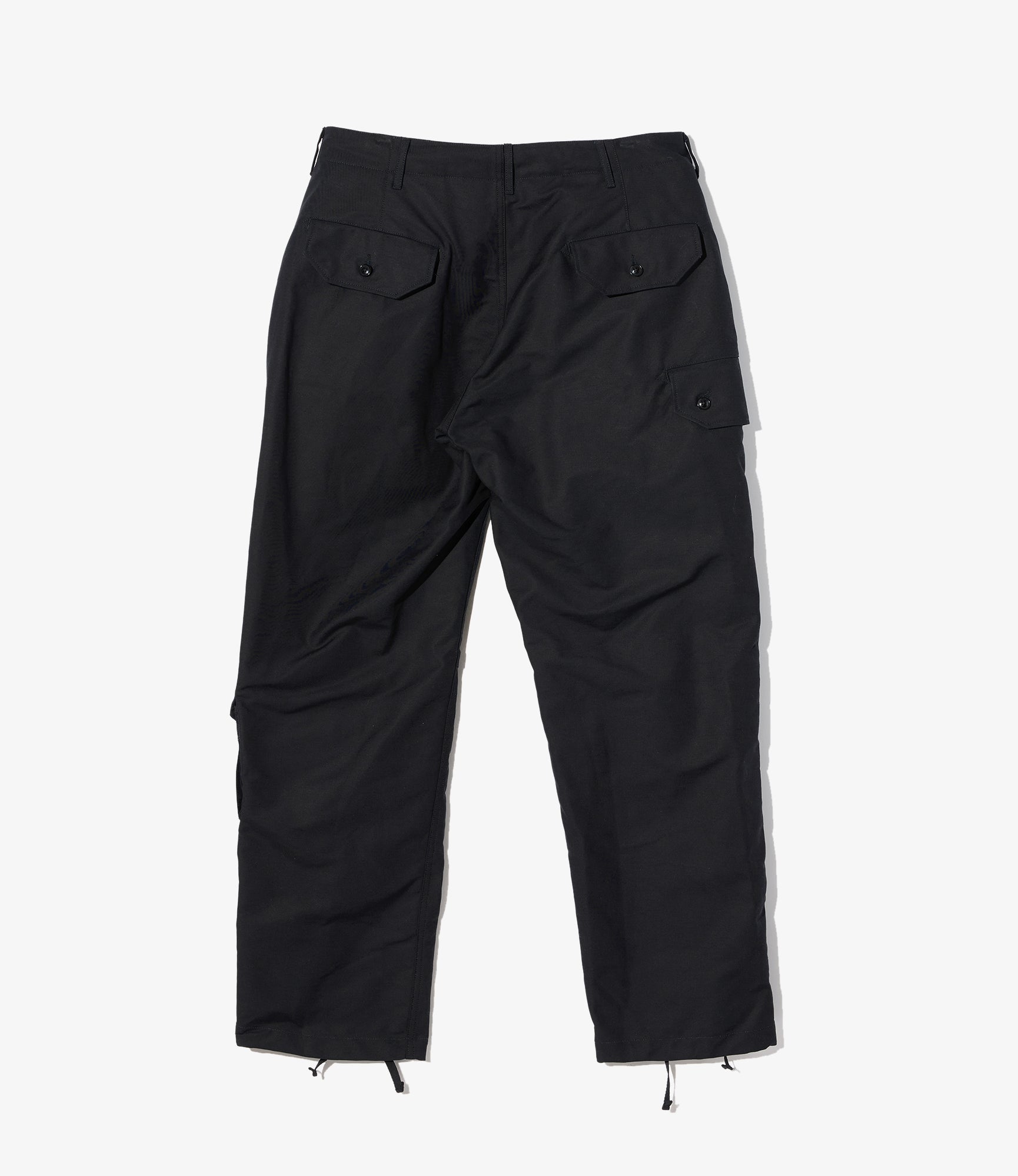 Engineered Garments Flight Pant - Black Cotton Double Cloth