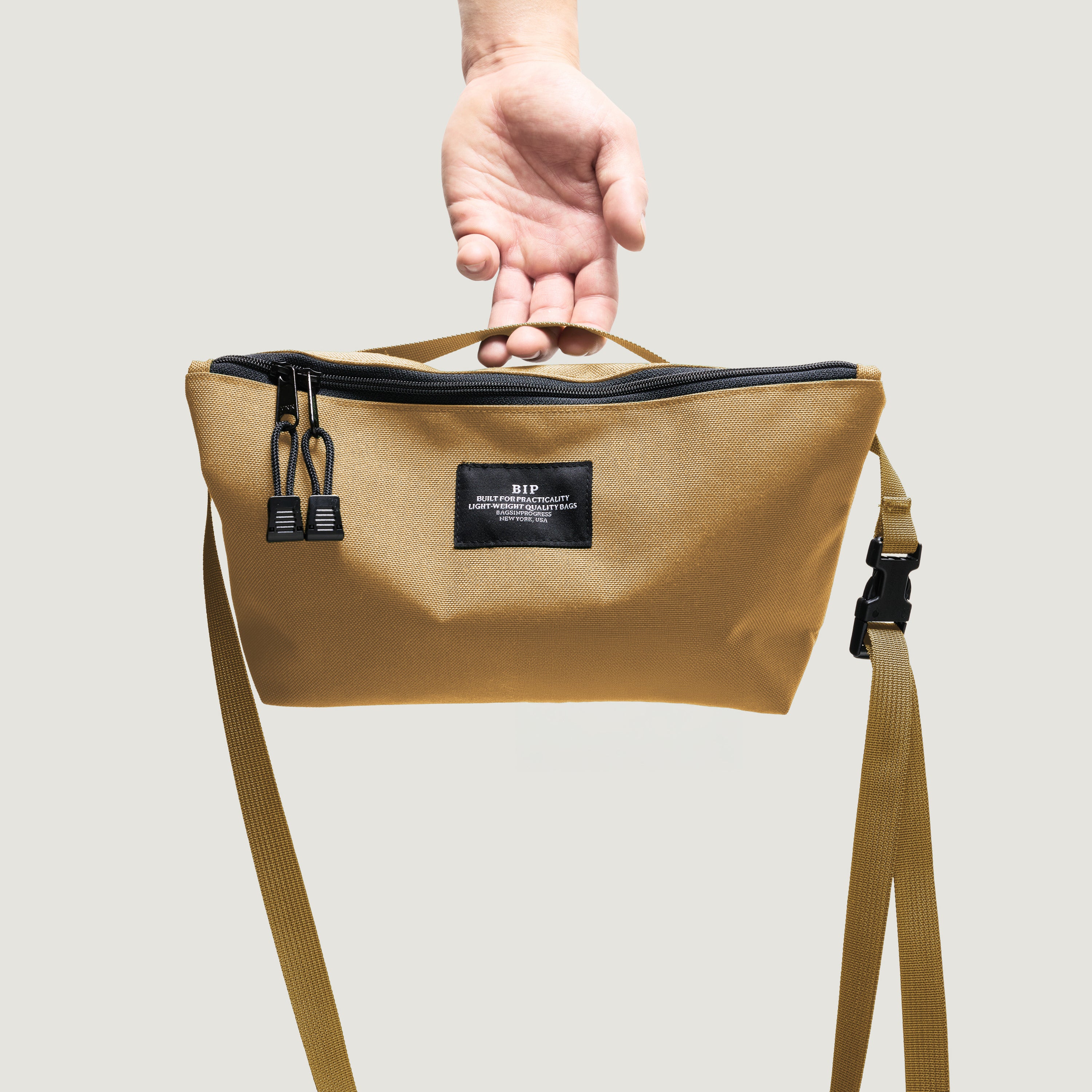 Bags in Progress Fannypack Crossbody - Khaki – Totem Brand Co.