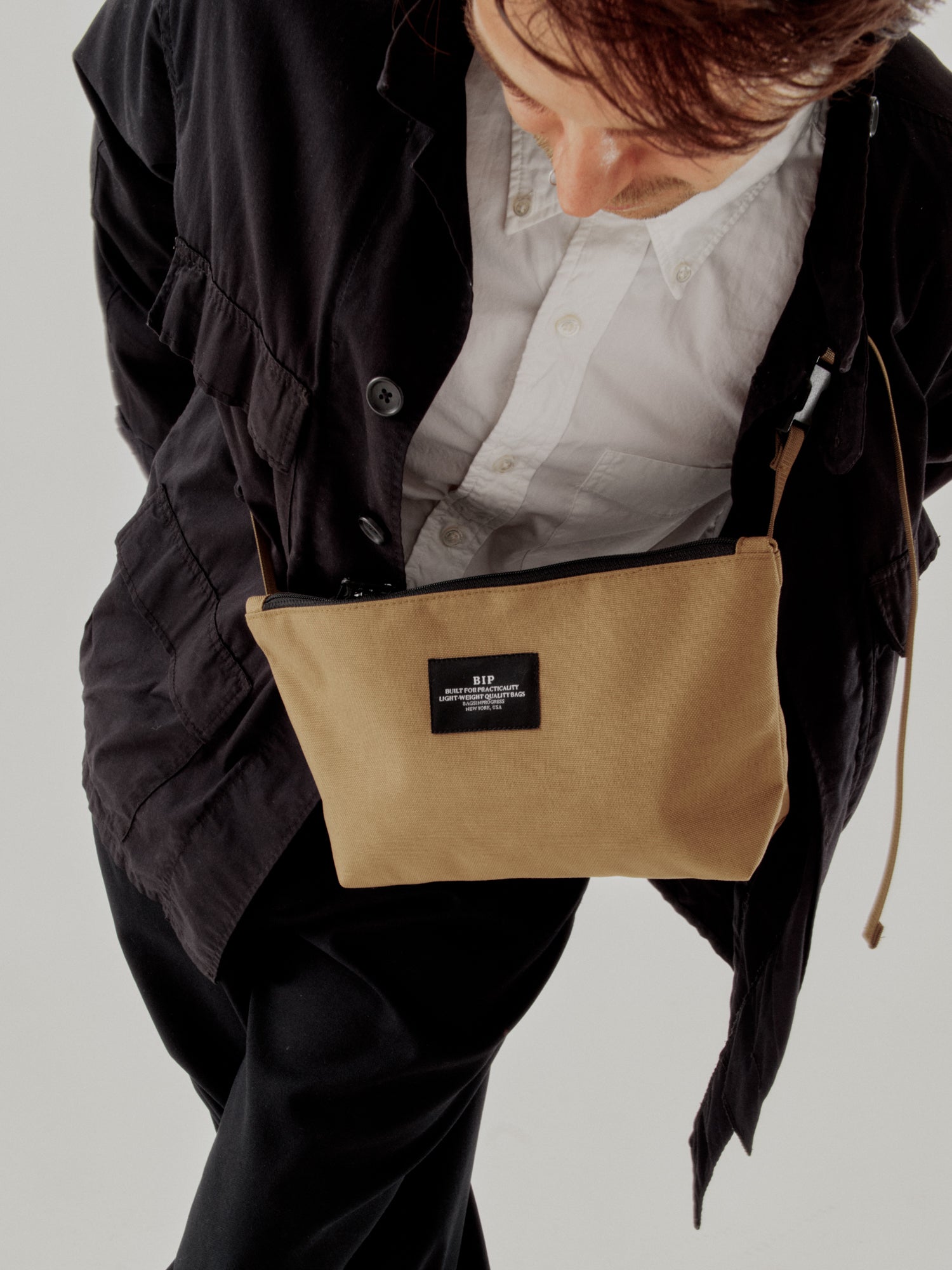 Bags in Progress Fannypack Crossbody - Khaki – Totem Brand Co.