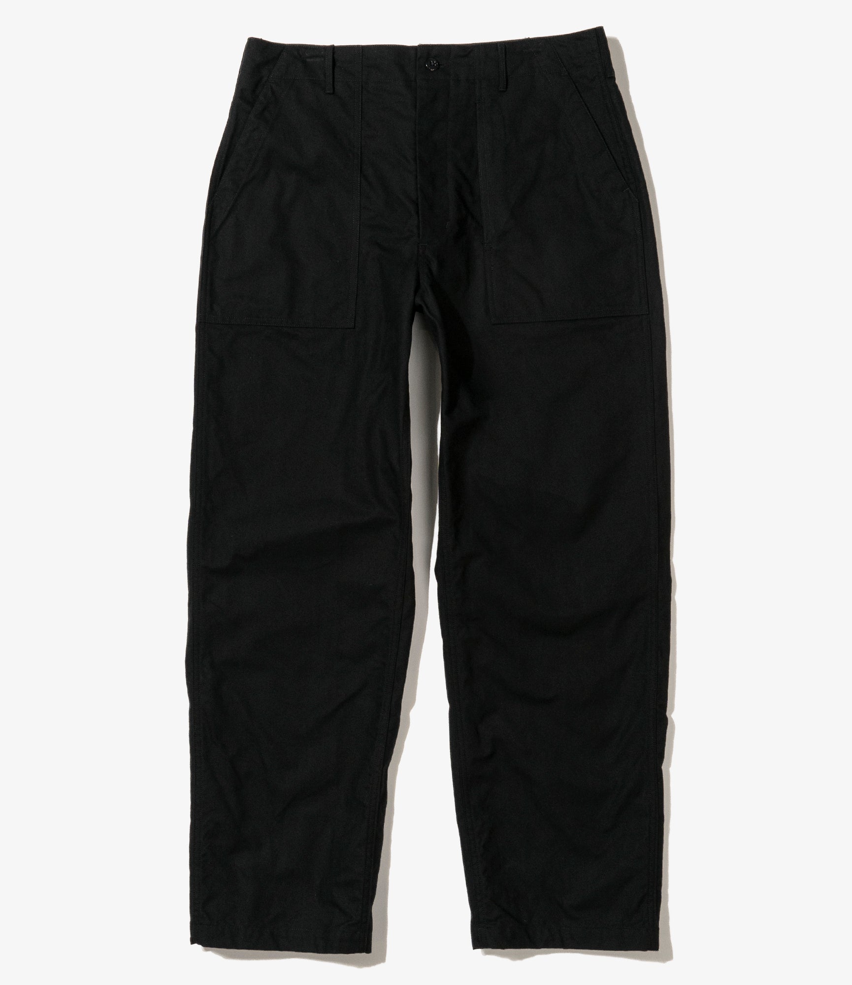 Engineered Garments Fatigue Pant - Black Cotton Brushed - XS