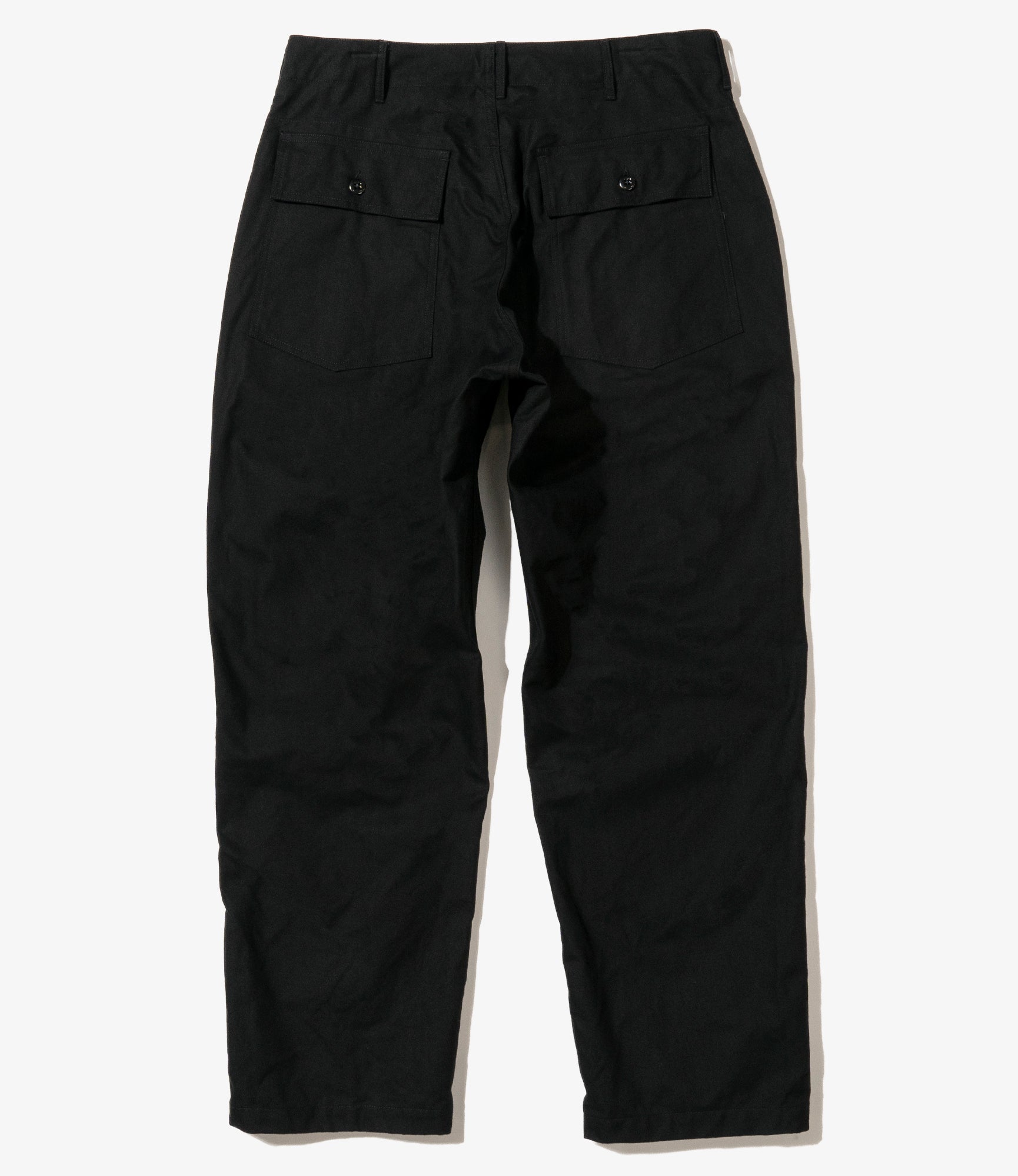 Engineered Garments Fatigue Pant - Black Cotton Brushed - XS