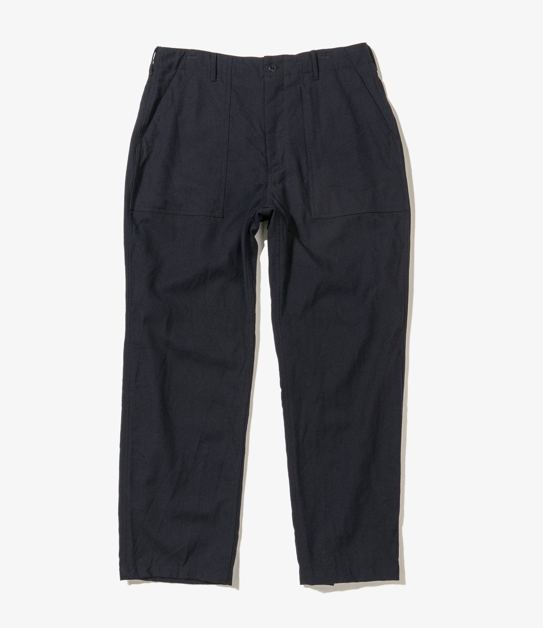 Engineered Garments Fatigue Pant - Dk. Navy Wool Uniform Serge - XS