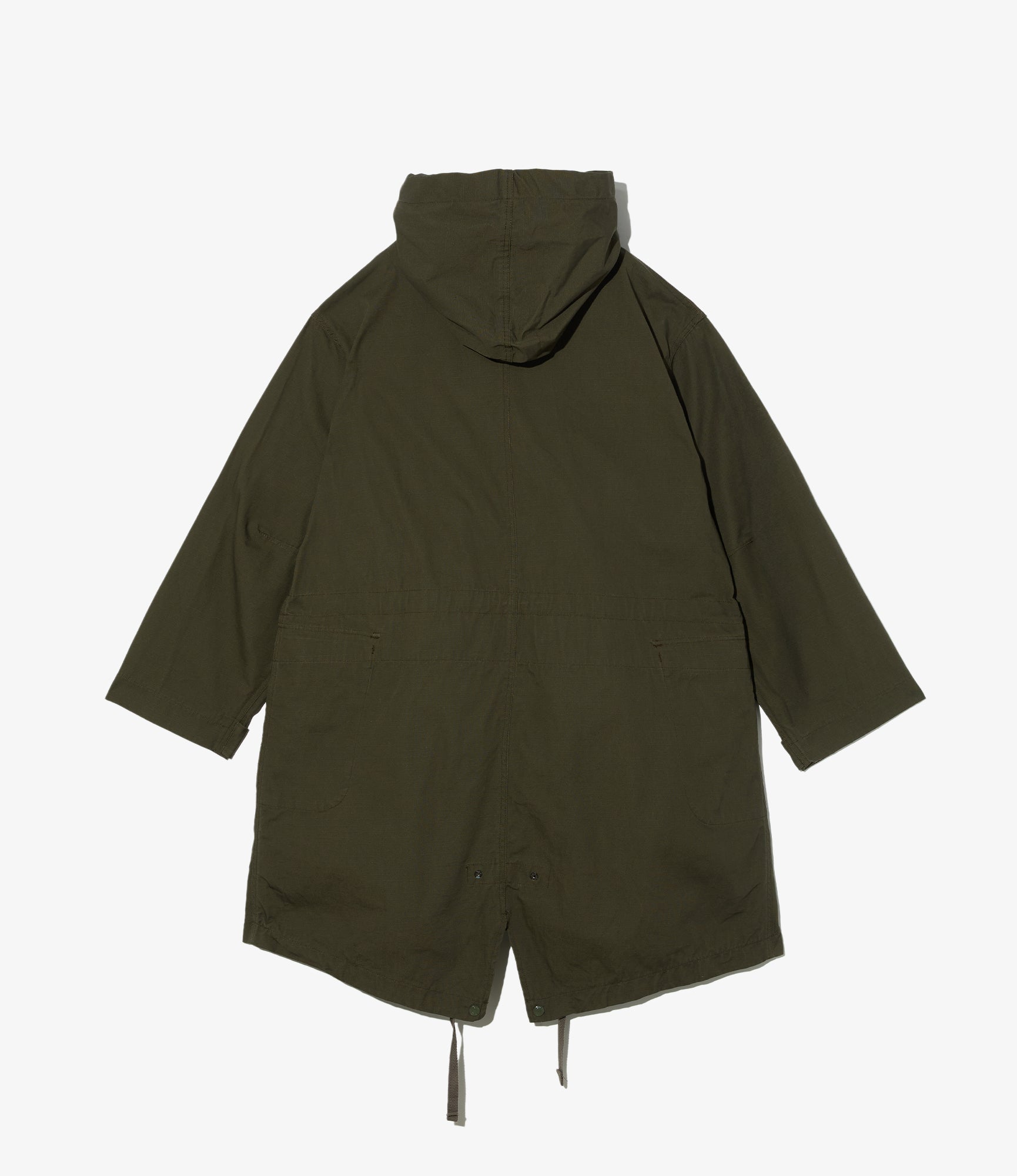 ジャケット・アウター Engineered Garments HIGHLAND WAX PARKA Engineered Garments Highland Parka - Olive Heavyweight Cotton