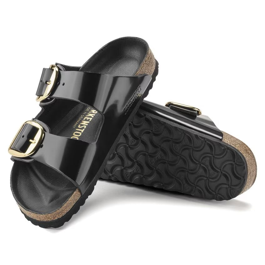 Birkenstock Arizona Big Buckle High Shine Narrow - Black – Totem