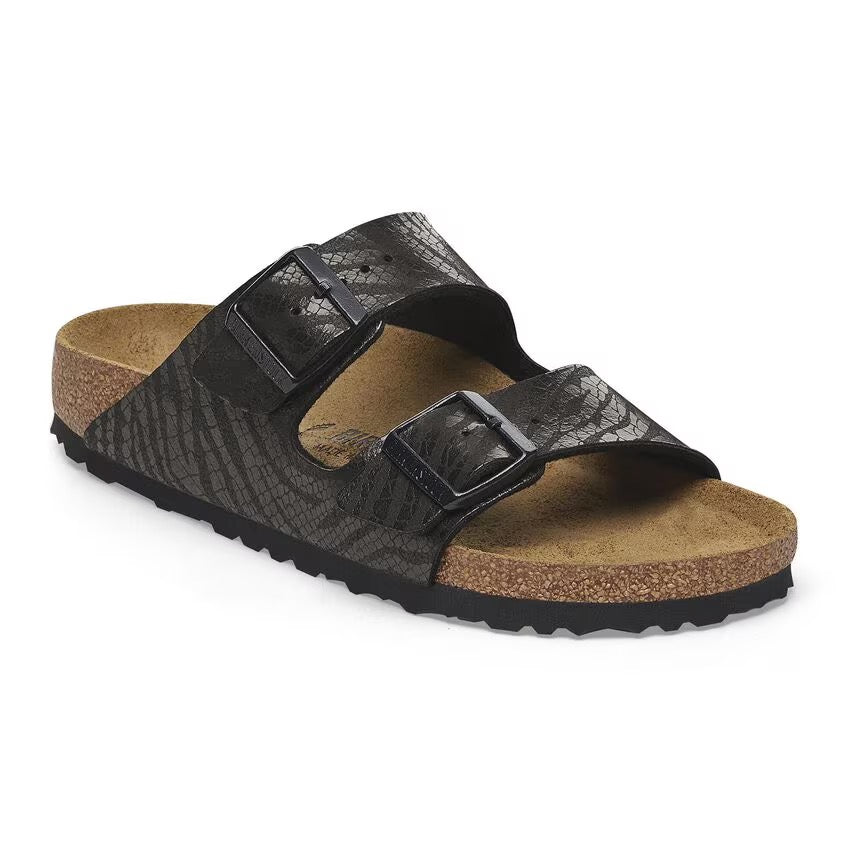 BIRKENSTOCK ブラック サボサンダル 39 Birkenstock - Arizona Synthetics - Black Zebra – Totem Brand Co.