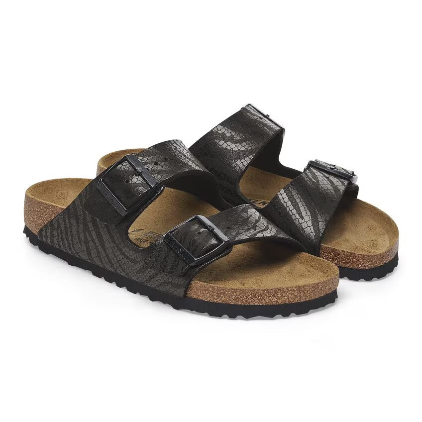 Birkenstock - Arizona Synthetics - Black Zebra – Totem Brand Co.