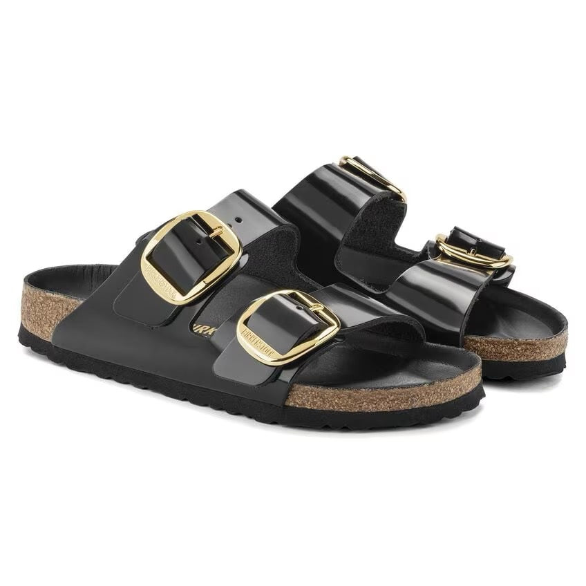Birkenstock Arizona Big Buckle High Shine Narrow - Black – Totem