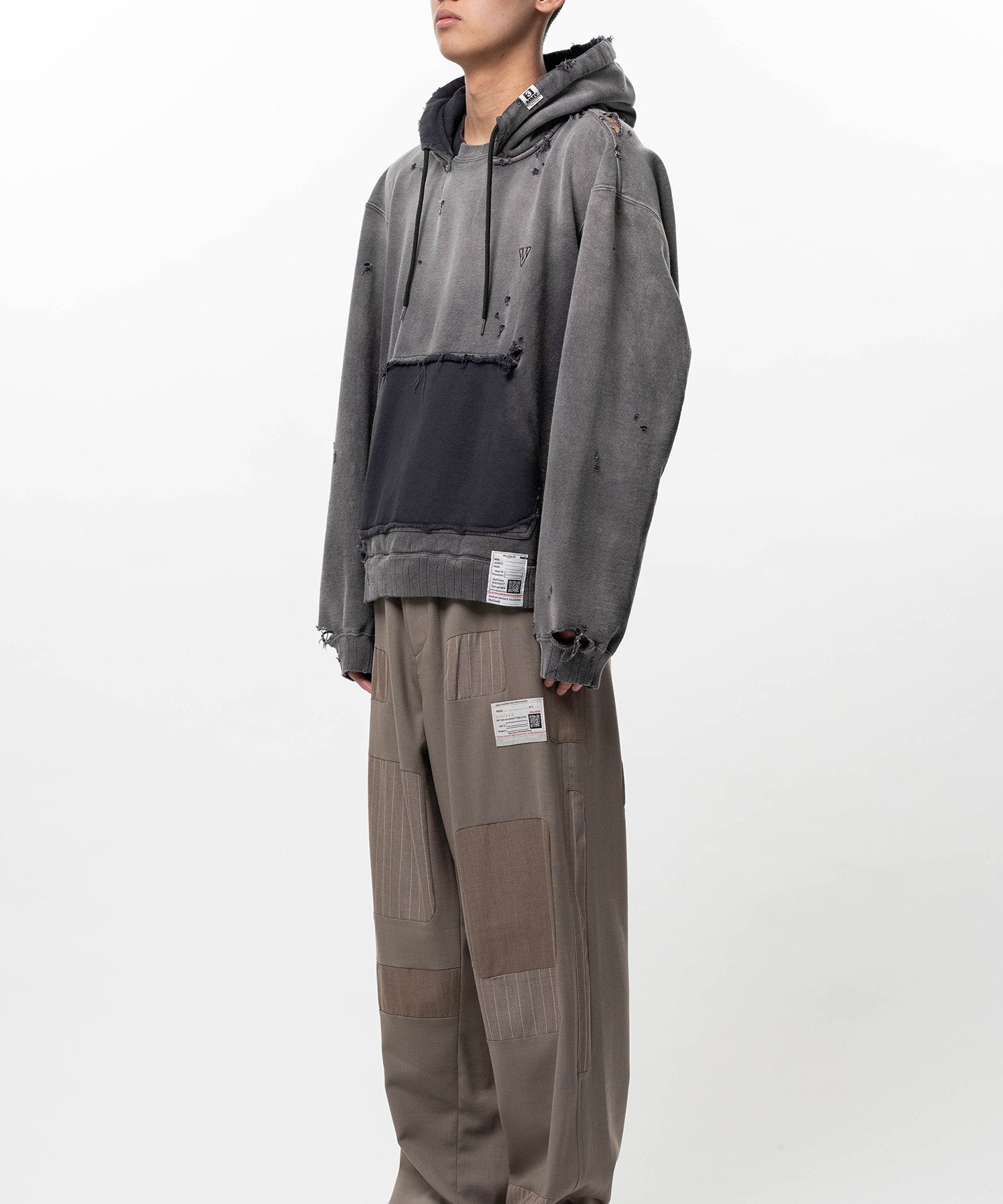 Maison Mihara Yasuhiro Sun Faded Like Hoodie - Black – Totem Brand Co.