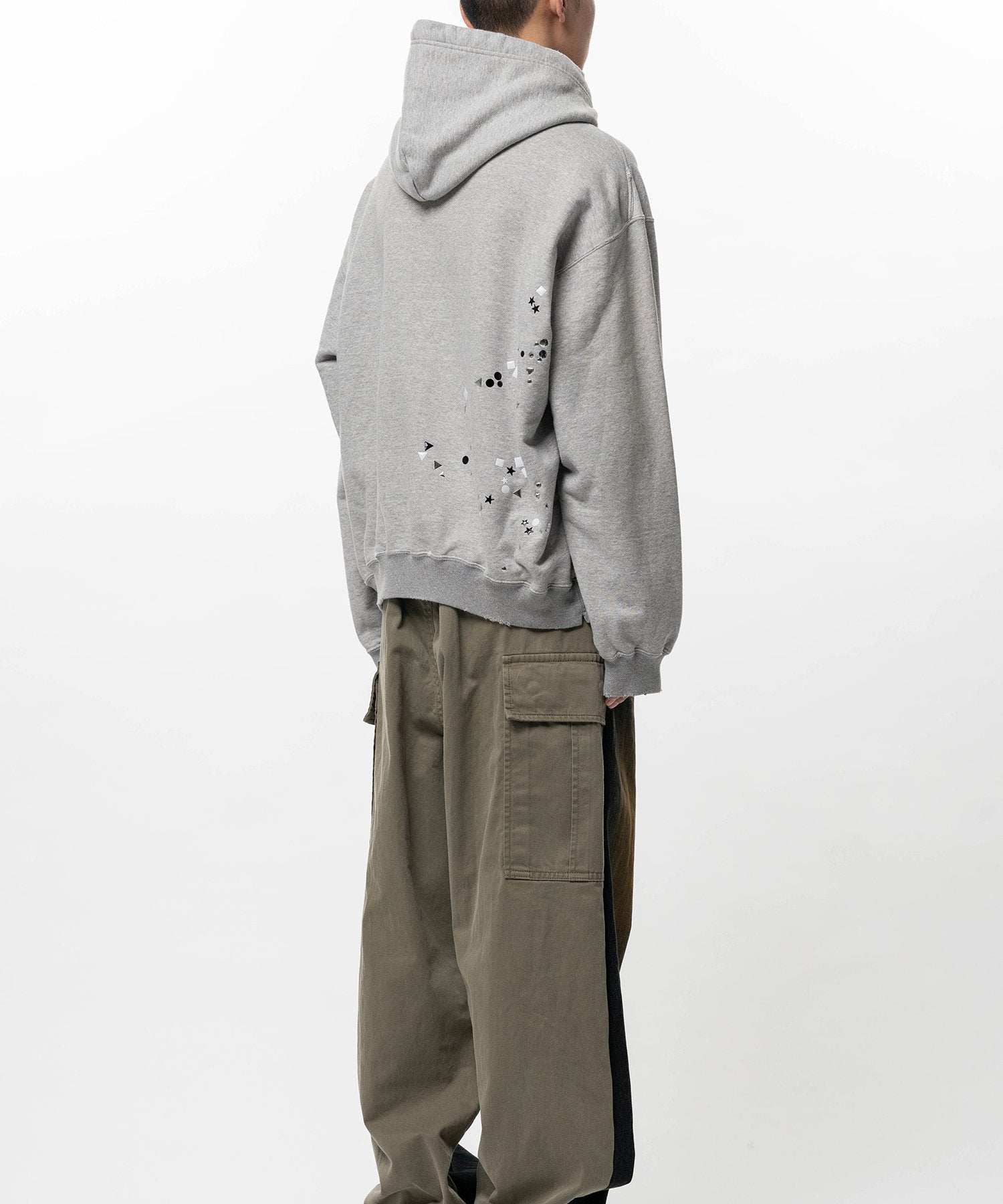 Maison Mihara Yasuhiro Embellished Hoodie - Gray – Totem Brand Co.