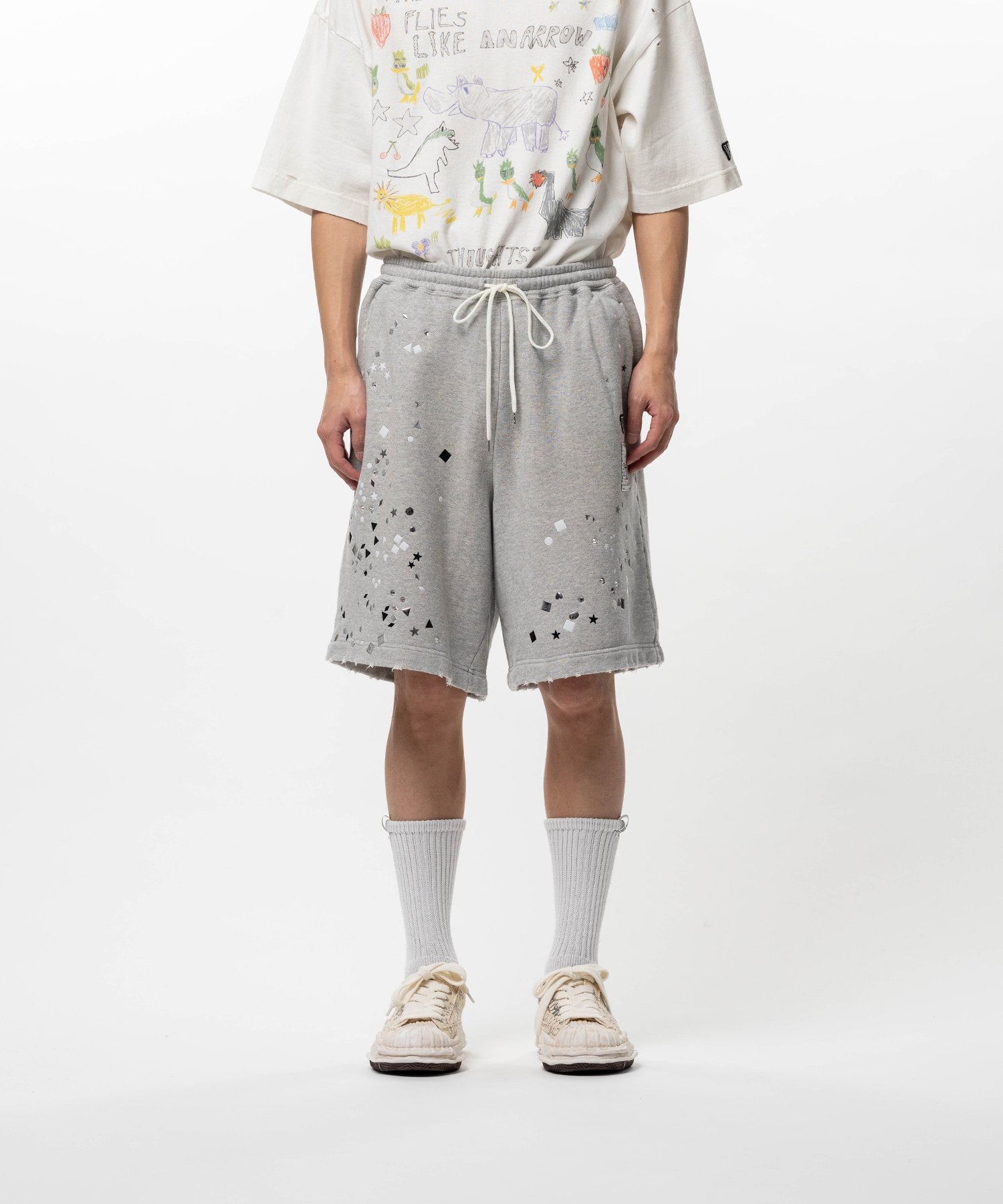 Maison Mihara Yasuhiro Embellished Shorts - Gray – Totem Brand Co.