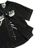 Kapital 16/- Densed Jersey Baseball Shirt (BONE) - Black