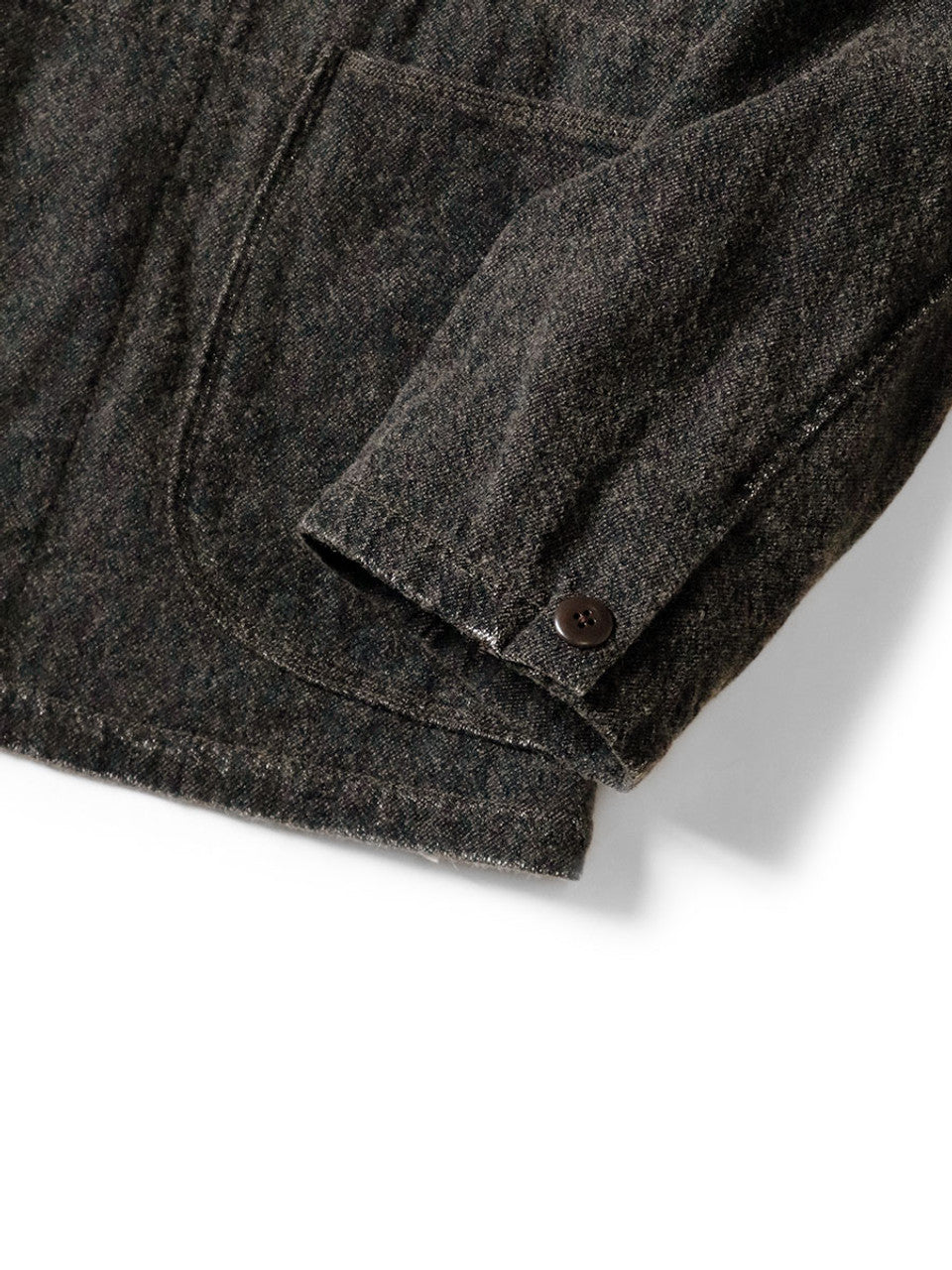 Kapital Twill Aging Wool Hospital Jacket - Brown – Totem Brand Co.