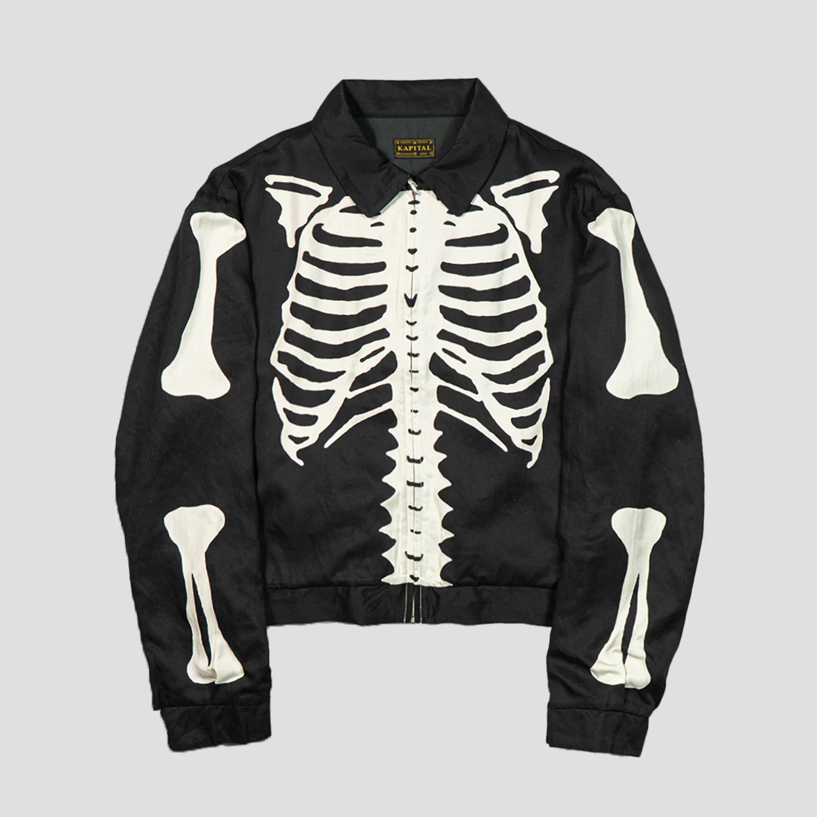 Kapital Rayon Twill BONE Drizzler JKT - Black – Totem Brand Co. Kapital Rayon Twill BONE Drizzler JKT - Black – Totem Brand Co.