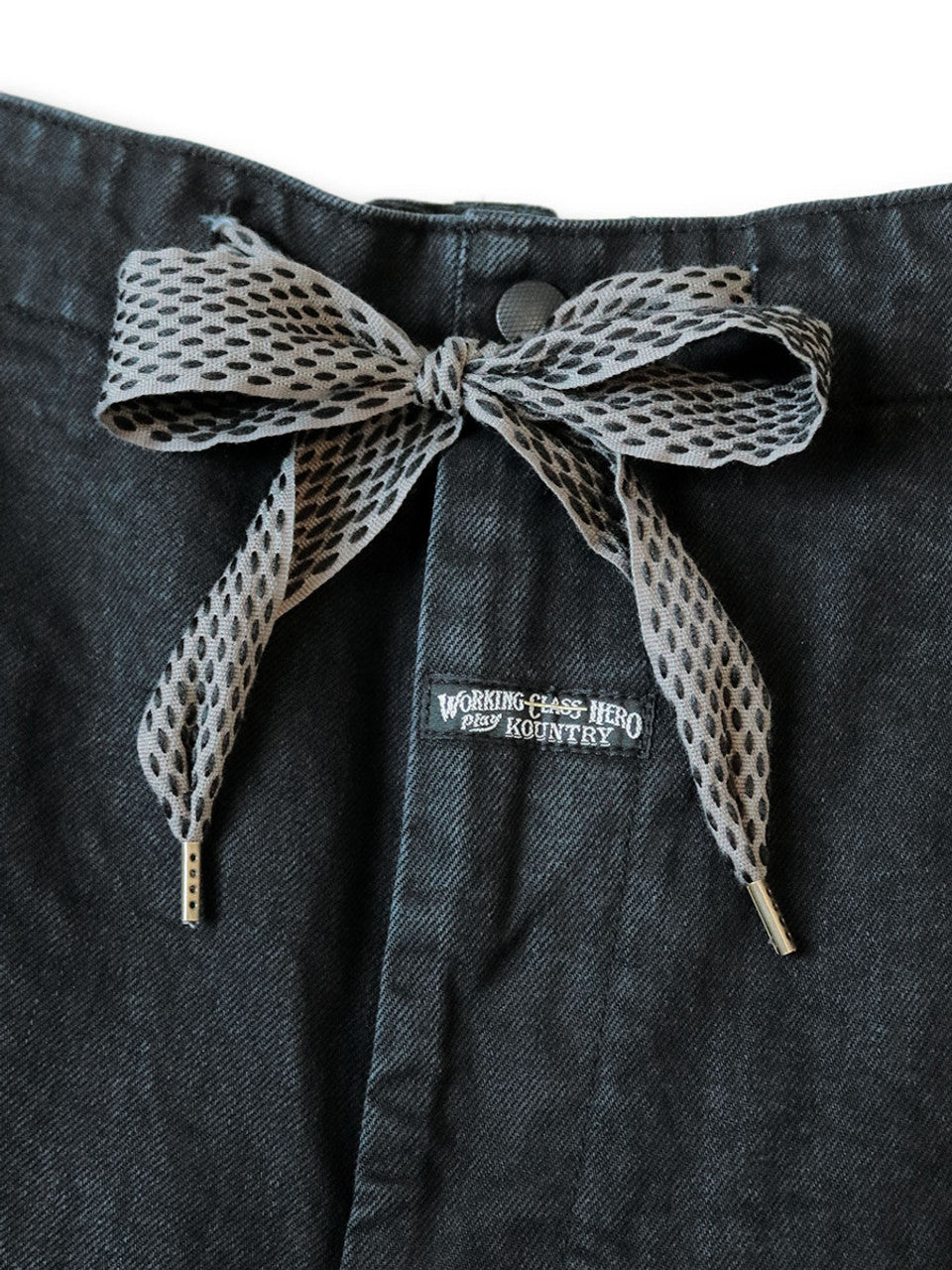 Kapital 14oz BLKxBLK Denim NOUVELLE Shuttle Pants - Green – Totem