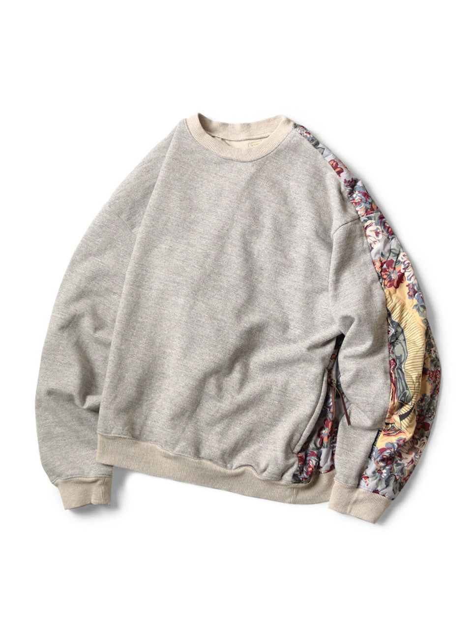 Kapital Top SWT Knit BIOVAUC Big Sweatshirt (PECKISH MARIA) - Gray
