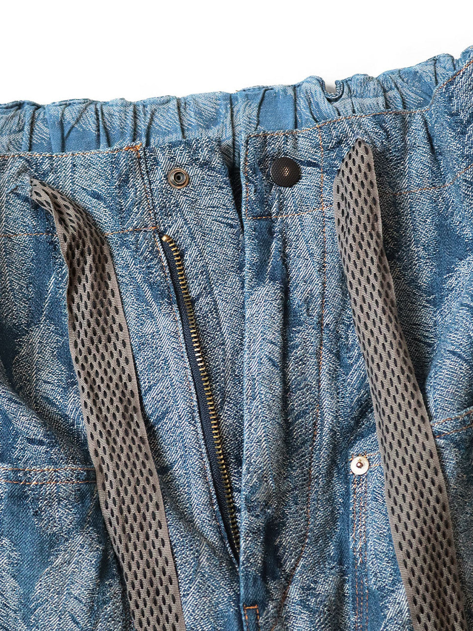 Kapital - 12oz MAGPIE Denim W-Knee EASY Shorts - light Indigo