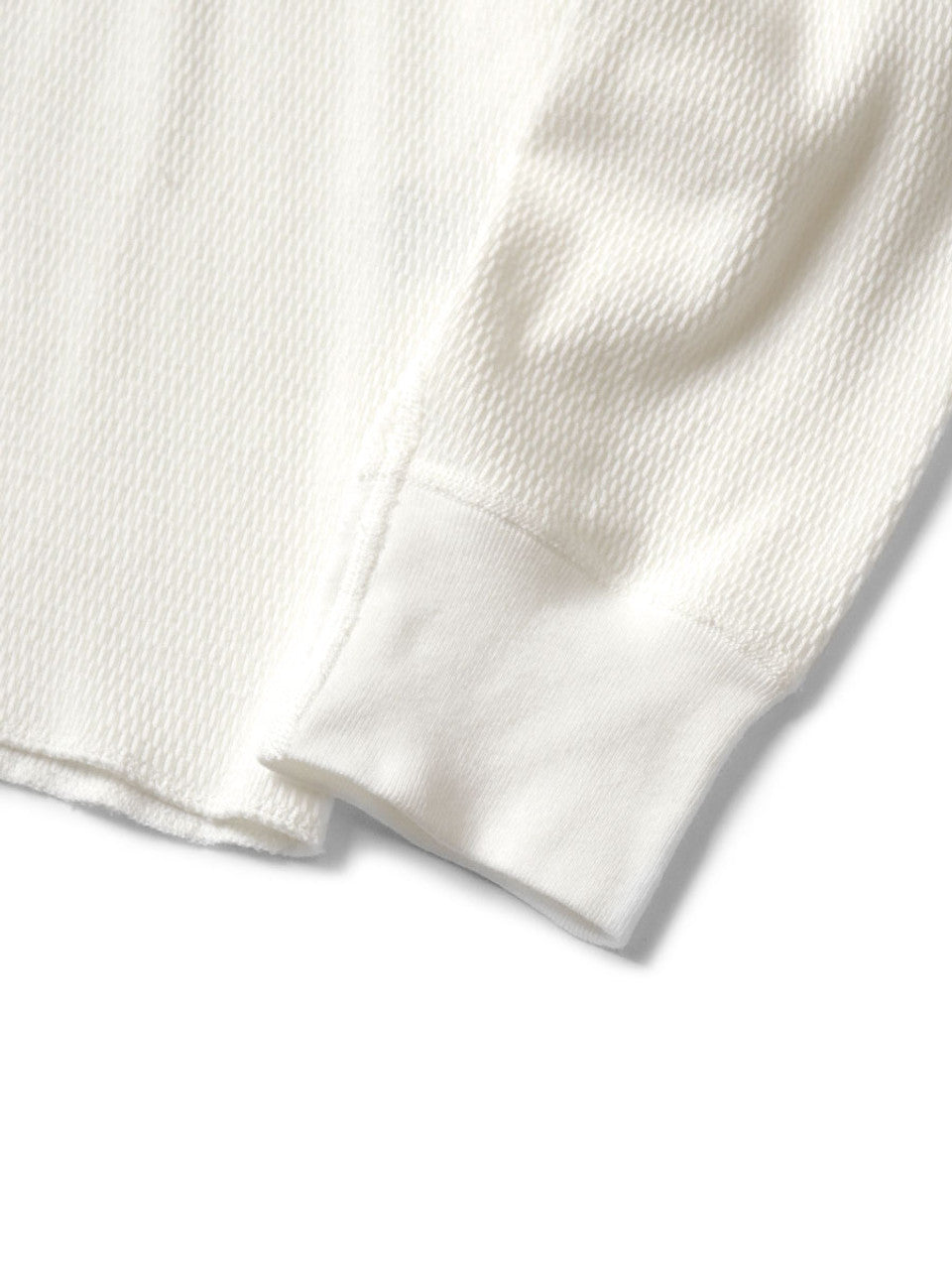 Kapital - Waffle Jersey Long Sleeve T-Shirt - White – Totem Brand Co.