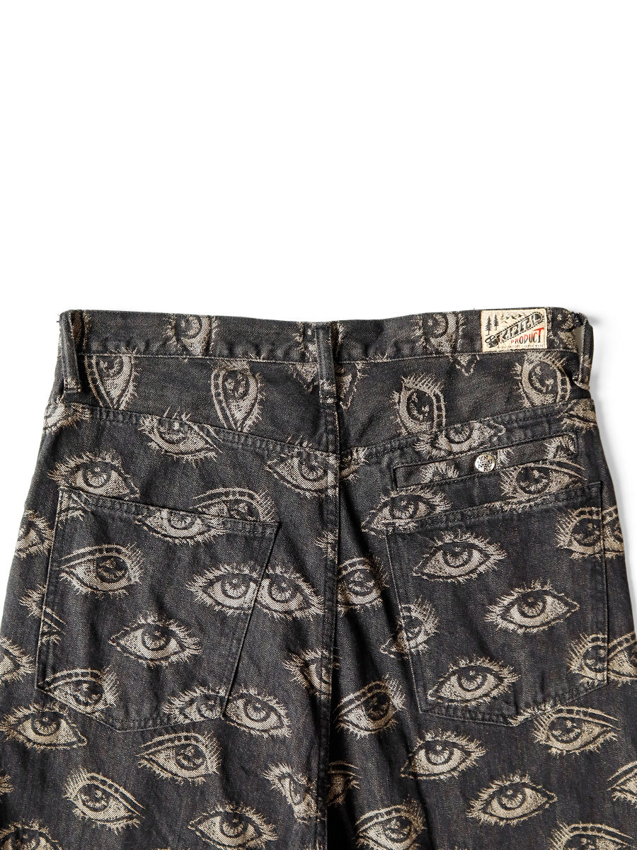 kapital SPEAKEASY ポートバギーデニム Kapital 12Oz SPEAKEASY Denim Port Baggy Pants - Indigo