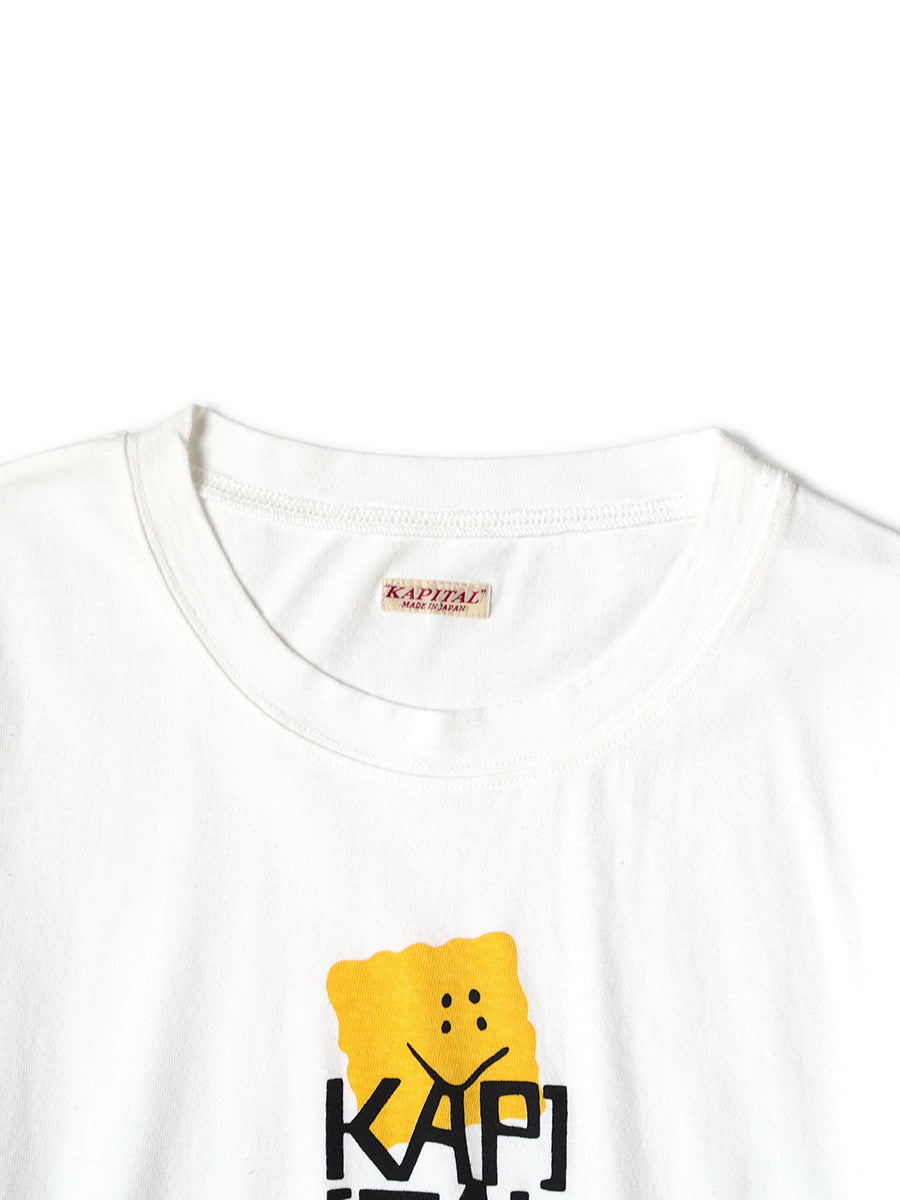 Kapital 20/-Jersey Crew Long Sleeve T (PECKISH KAP) - Green