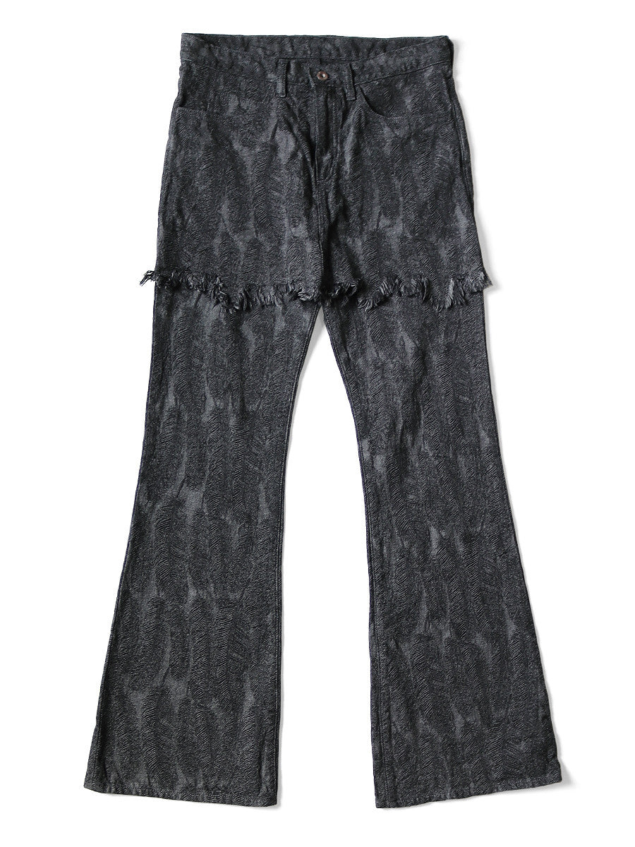 Kapital 12oz MAGPIE Denim 5P APRON-OKABELLBO - Black / Black