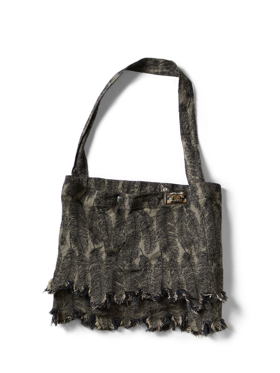 Kapital 12oz MAGPIE Denim MEDICINE BAG (s) - Black / Beige – Totem
