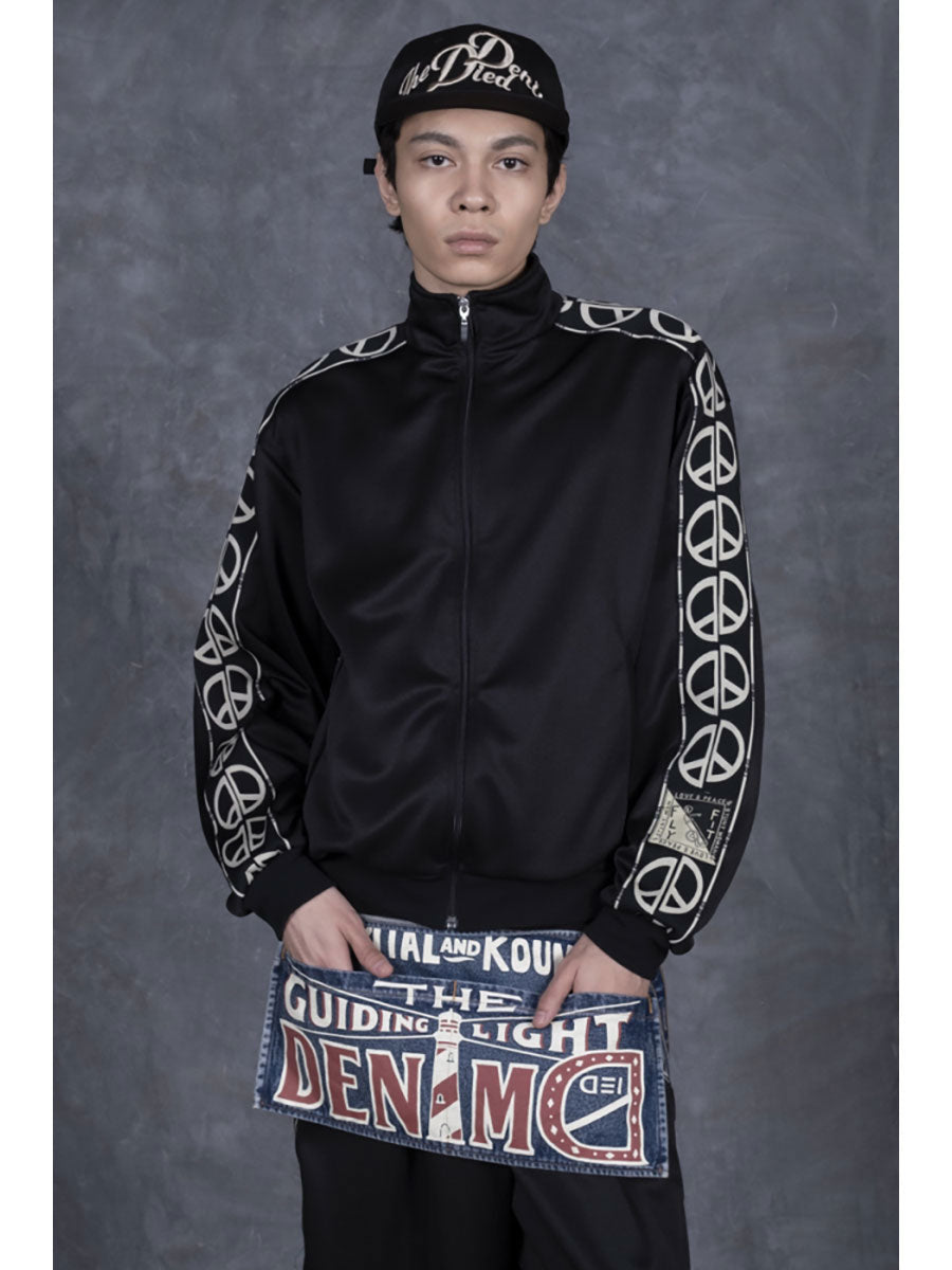 Kapital - 13oz Denim Damaged Short AD Apron (GUIDING LIGHT