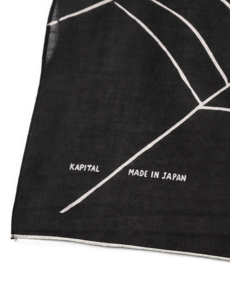 Kapital - Fastcolor Selvedge Bandanna (SPIDER PECKISH RAINBOWY