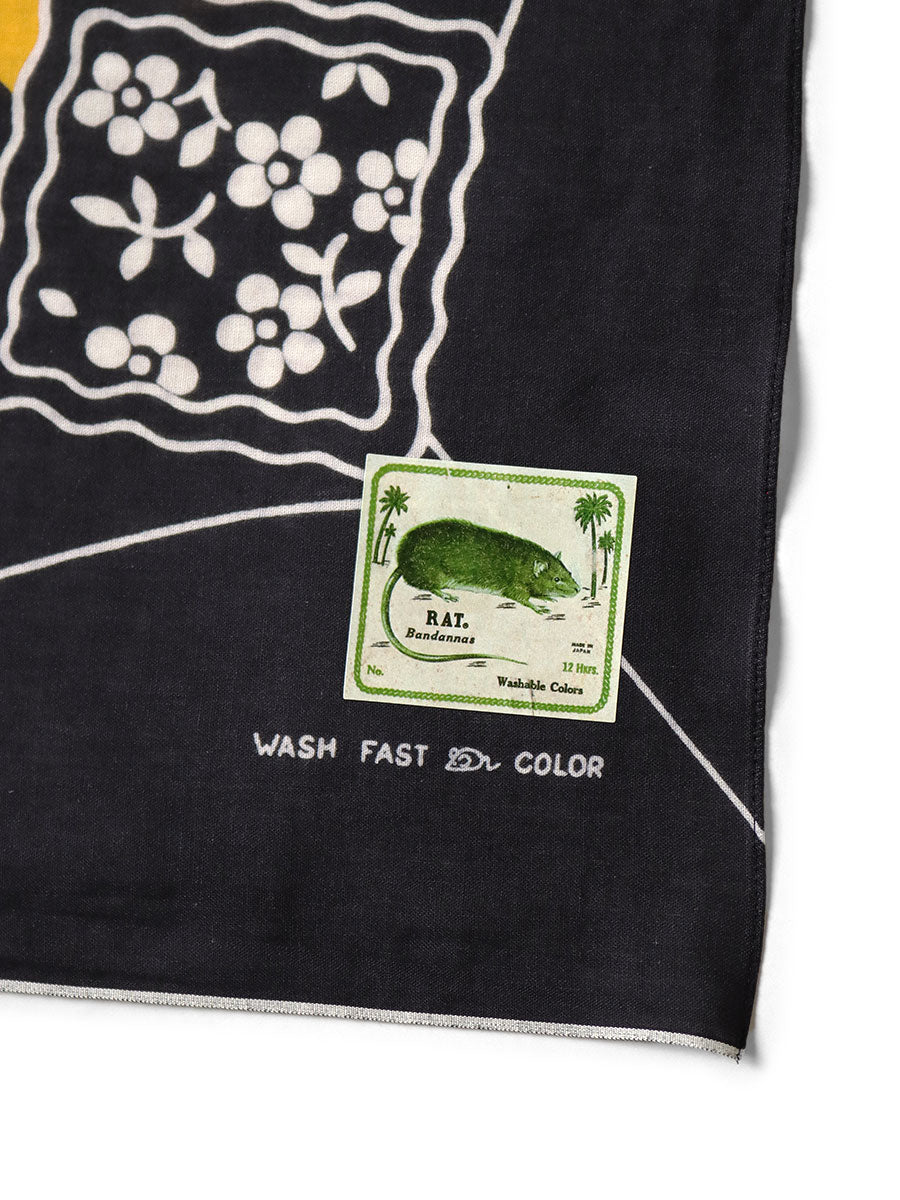 Kapital - Fastcolor Selvedge Bandanna (SPIDER PECKISH RAINBOWY