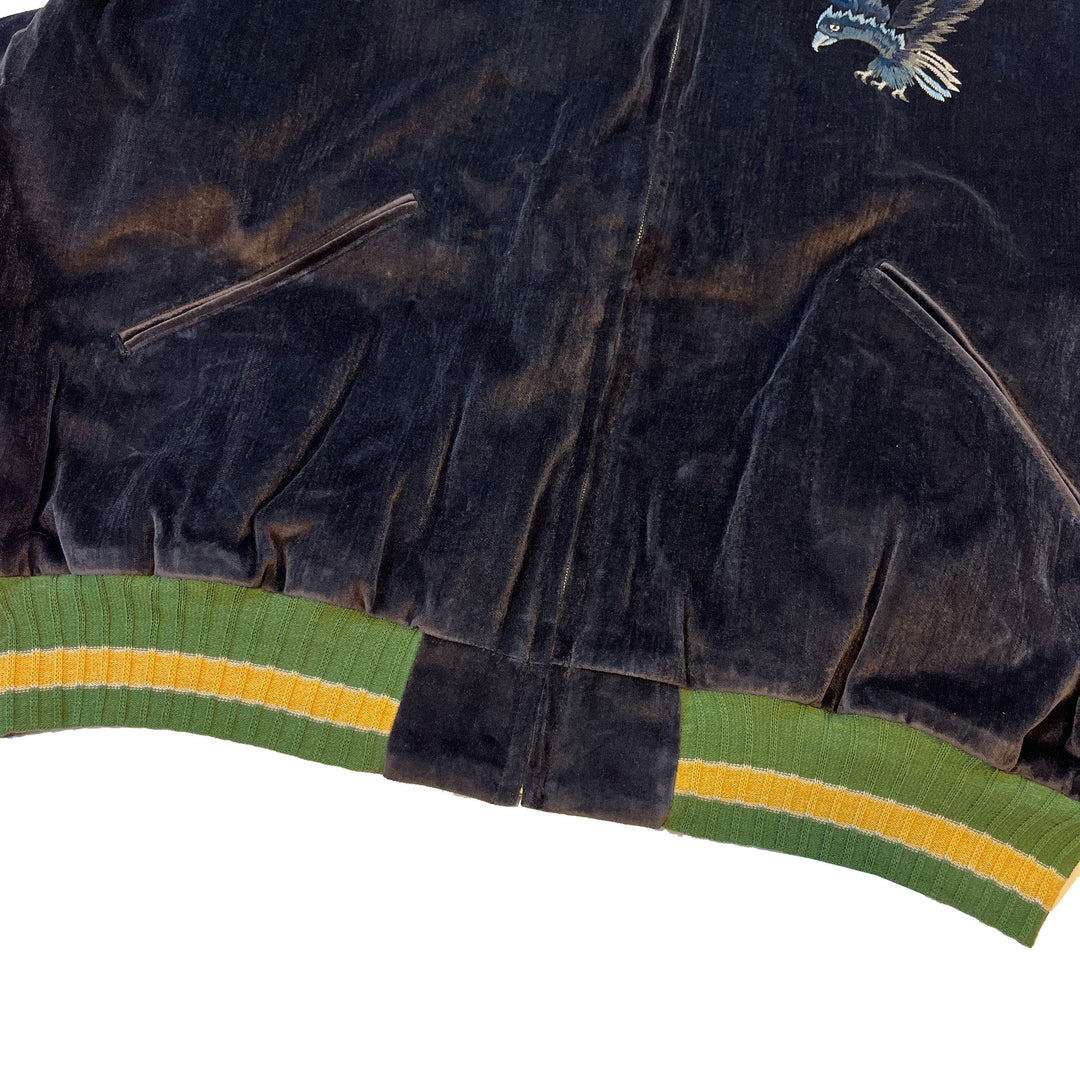 Kapital Velveteen Souvenir Jacket (Raven & Skull) - Black – Totem