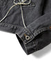Kapital 14oz Black Denim Lace-Up 2nd Jacket