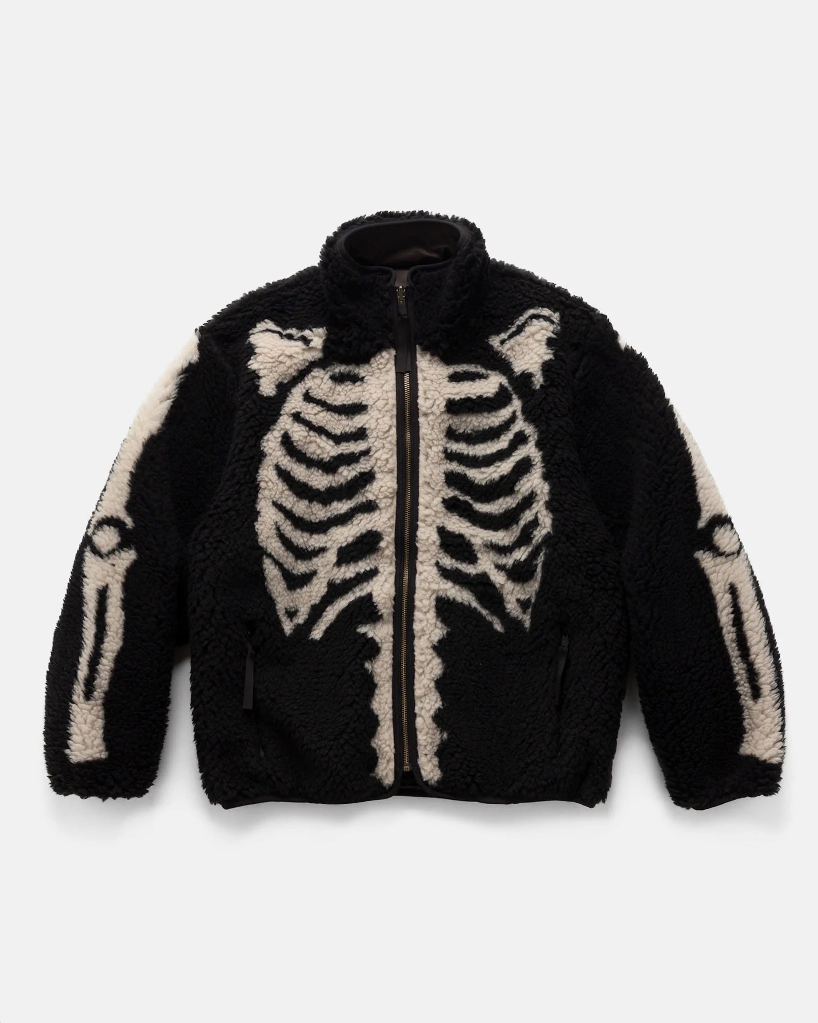 Kapital BONE Boa Fleece Reversible Blouson - Black – Totem Brand Co. Kapital BONE Boa Fleece Reversible Blouson - Black – Totem Brand Co.