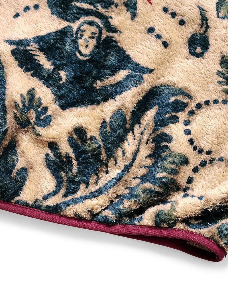 Kapital DAMASK Fleece ZIP Blouson (Virgin & Mary) - Beige – Totem Kapital DAMASK Fleece ZIP Blouson (Virgin & Mary) - Beige – Totem