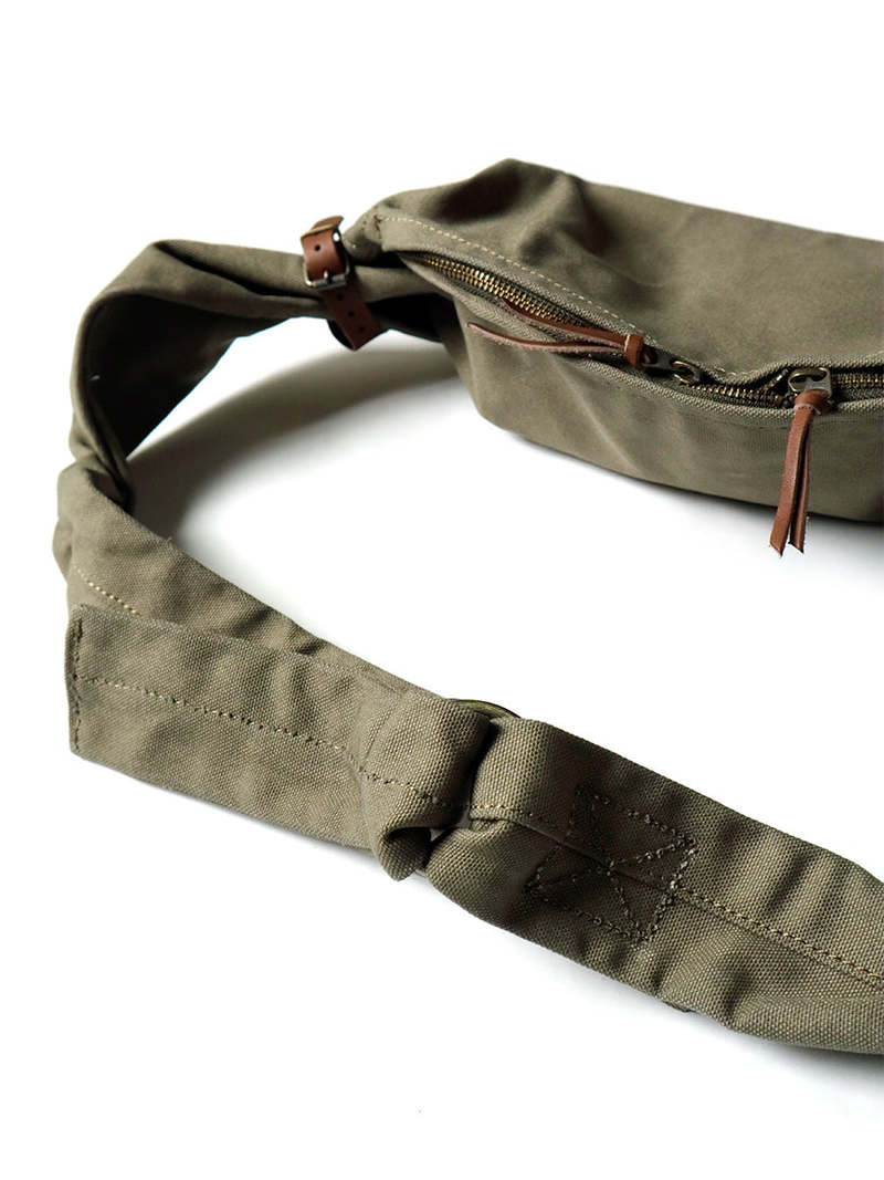 Kapital #6 Canvas SNUFKIN Bag - Khaki – Totem Brand Co.